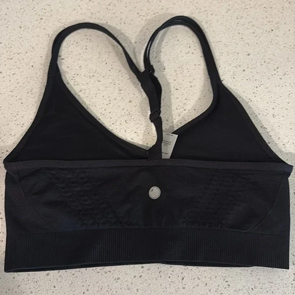 NWOT yogalicious small black bra no wire 1395 - Picture 3 of 4